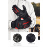 H-Cube Motorcycle Gloves Leather Hard Knuckles Windproof Touchscreen Motorbike Quad Moped ATV Dirt Bike Motocross Men & Women